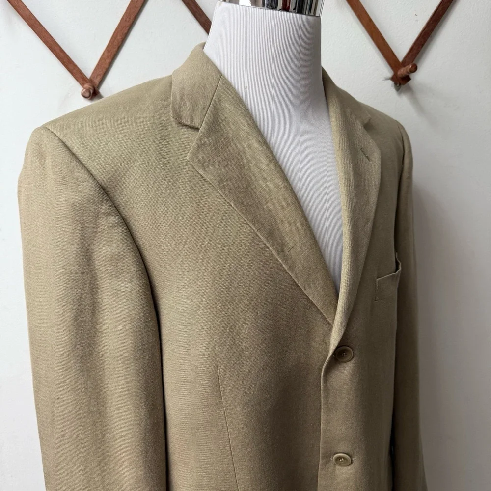 Moygashel Irish Linen Tan Blazer